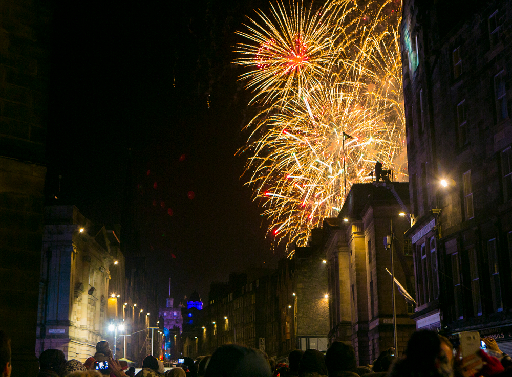 Edinburgh's Hogmanay Fireworks